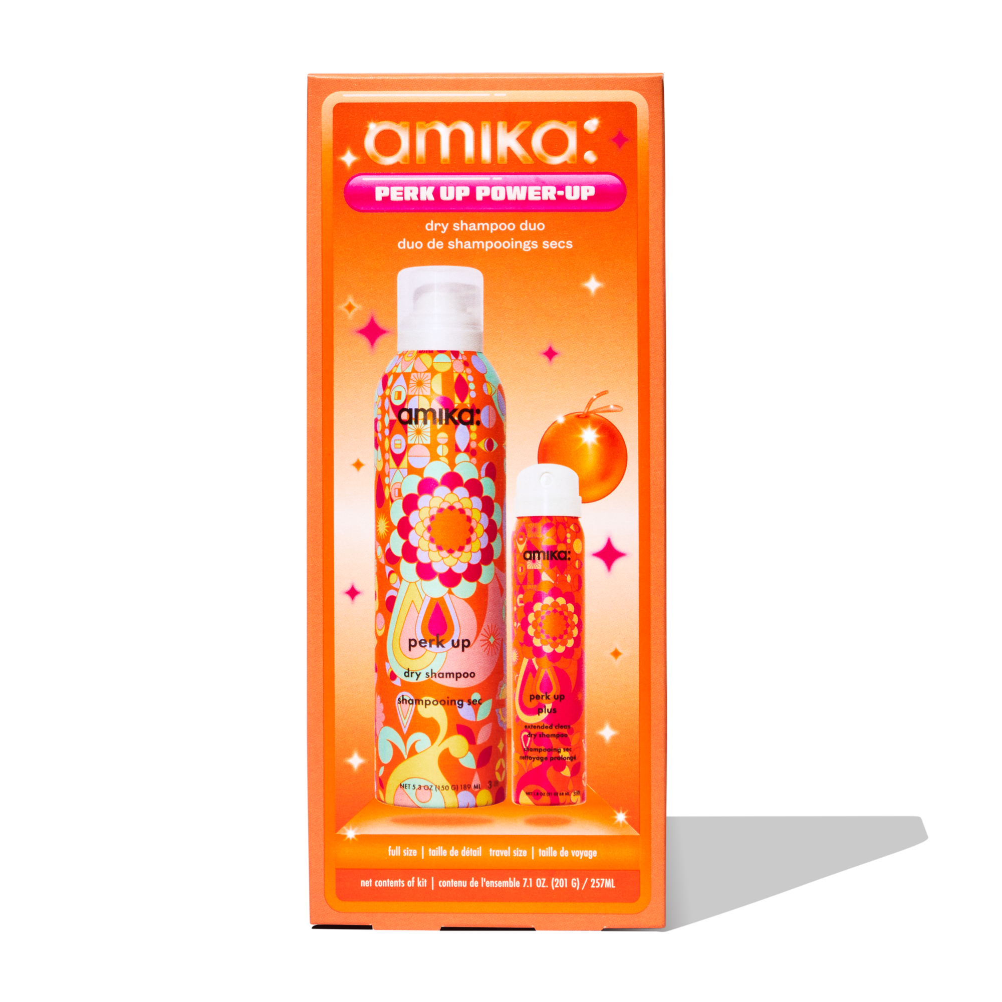 Amika Perk Up Power Up Dry Shampoo Duo Holiday Gift Set - $44