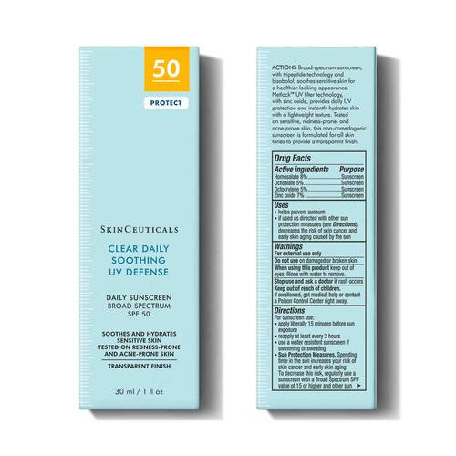 SkinCeuticals Clear Daily Soothing UV Defense SPF 50