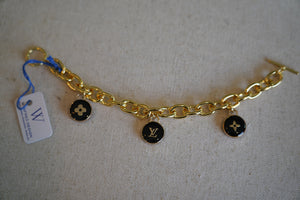 Winifred Design Authentic Repurposed Designer LV Bracelet No. 56