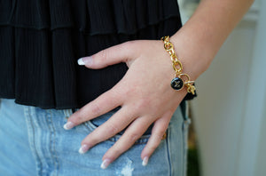Winifred Design Authentic Repurposed Designer Bracelet No. 24